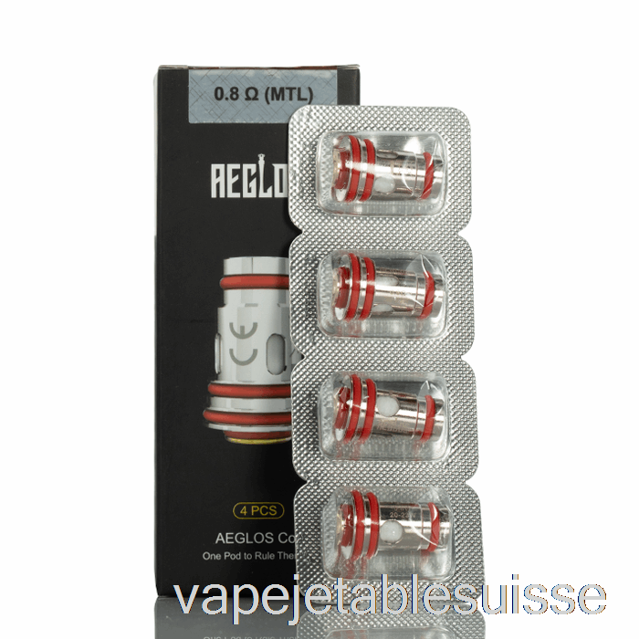 Vape Suisse Uwell Aeglos Bobines De Remplacement Bobines Régulières 0,8ohm